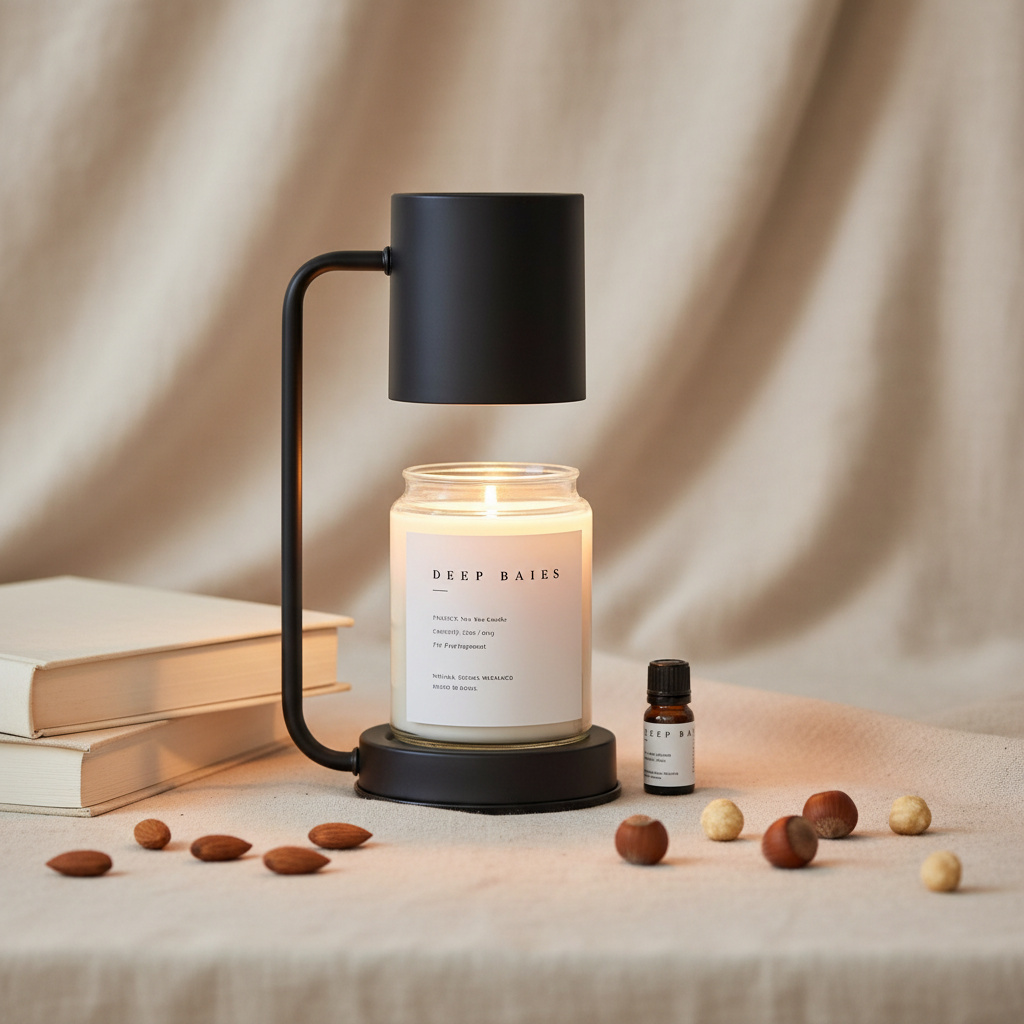 Fragrance Wax Lamp Fire-free Aromatherapy Candle Lamp Bedside Table Lamp