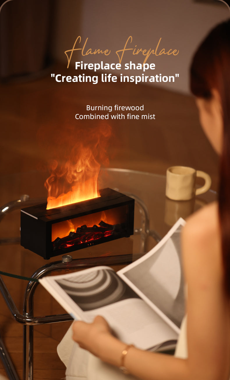 Fireplace Simulation Flame Aromatherapy humidifier