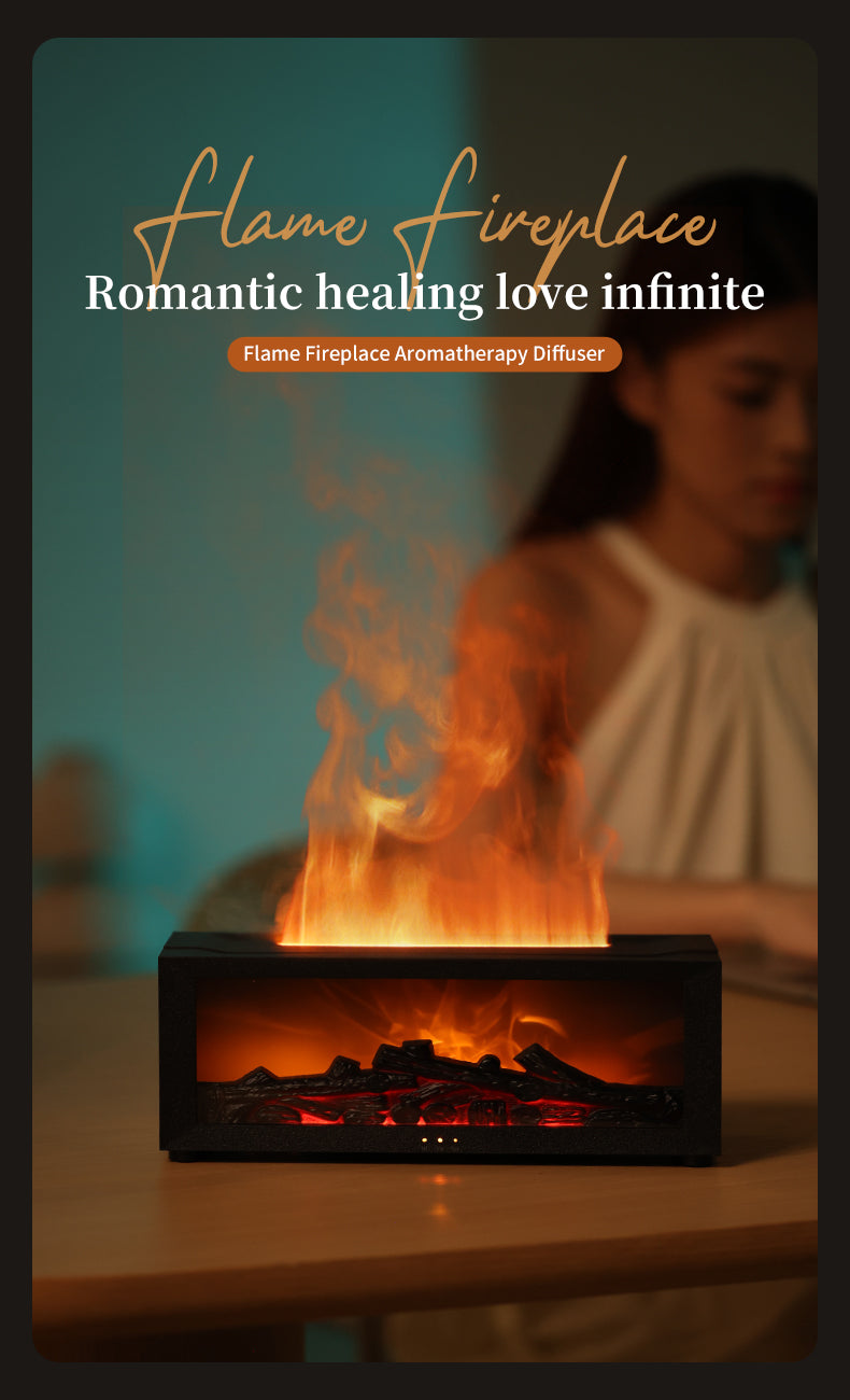 Fireplace Simulation Flame Aromatherapy humidifier