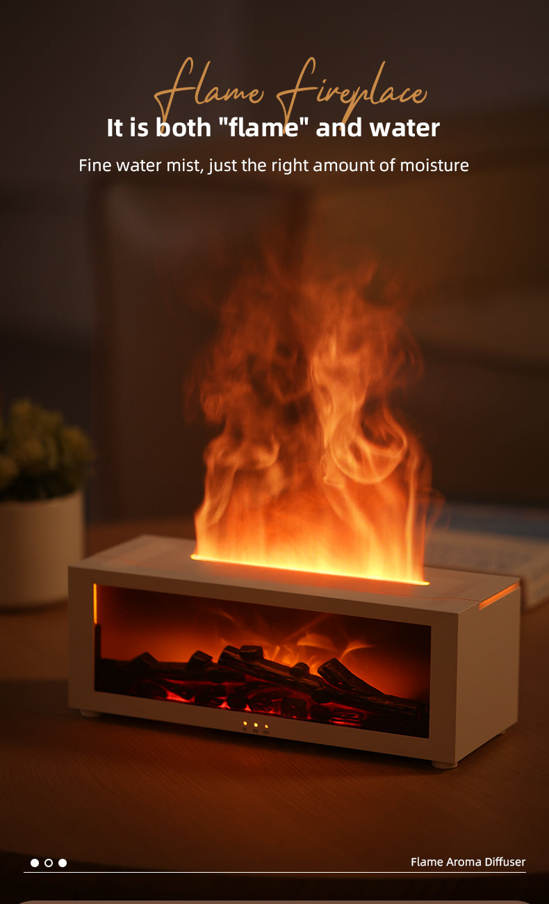 Fireplace Simulation Flame Aromatherapy humidifier