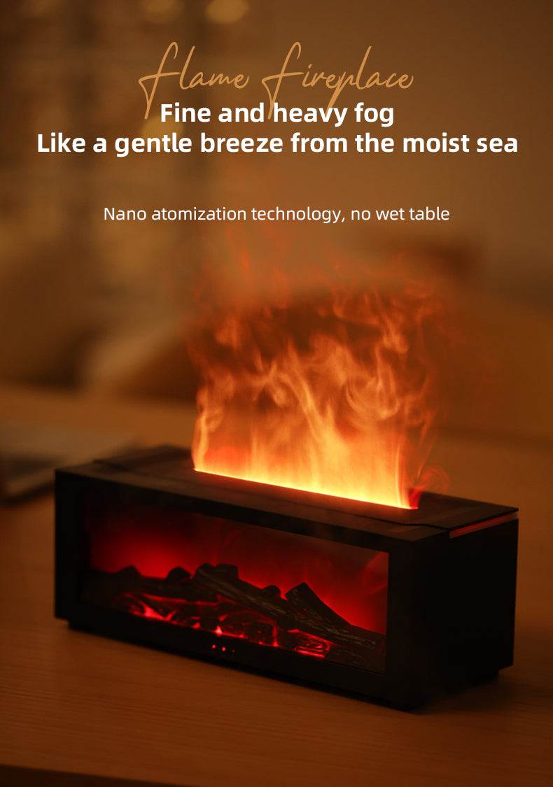 Fireplace Simulation Flame Aromatherapy humidifier